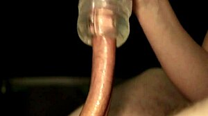 Exclusive gay handjob with Fleshlight and Monster Cock