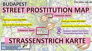 Секс карта на Будапеща в червения квартал с ескорти и курви