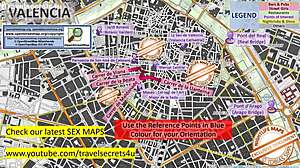 Skutočná španielska sexuálna mapa s veľkými prsiami a análom