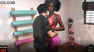Seks anal dengan monster berpayudara besar dalam game porno 3D
