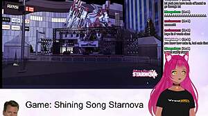 Vtuber streaming Shining Song Starnova Aki bagian 6