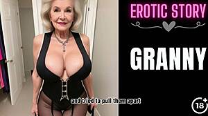 Erotikus nagymama és fiatal szerető a liftben: 1. rész