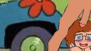 Scooby-Doo'dan Velma ile çizgi film pornosu