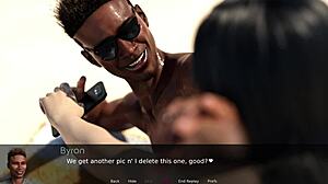 Lisa's erotische avontuur met Byron op het strand in 3D hentai