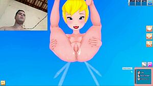 Rysunkowa gra porno Tinker Bell Hentai animowana grafika