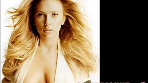 Sydende kjendisbilder av Scarlett Johansson med store pupper og hårete fitte