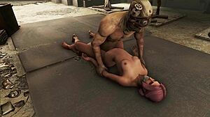 Fallout 4: Tummien fantasioiden tutkiminen vaaleanpunatukkaisen hahmon kanssa BDSM:ssä