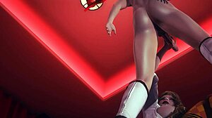 Hentai 3D bez zábran: Poustevníkova ruční práce a trojka s vnitřní ejakulací a orálním příjmem - japonská a asijská videohra založená na manze