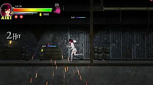 Una donna affascinante si impegna in un'azione bollente in un nuovo gioco hentai, con un gameplay da inferno colpevole