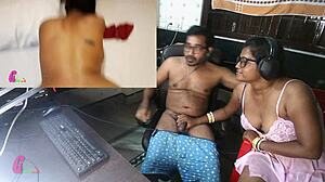 Desi karısı, Bengali sesli Hint pornosunda otel odasında sikişiyor